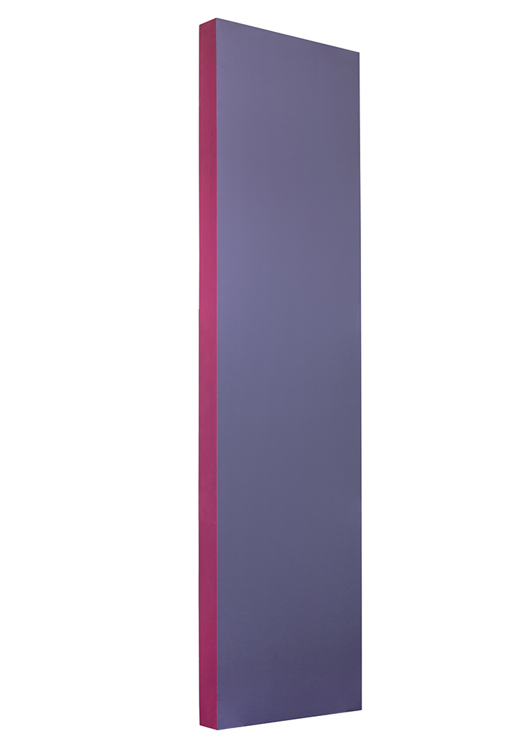 Polychrome en gris, violet et bleu par Claude Tousignant