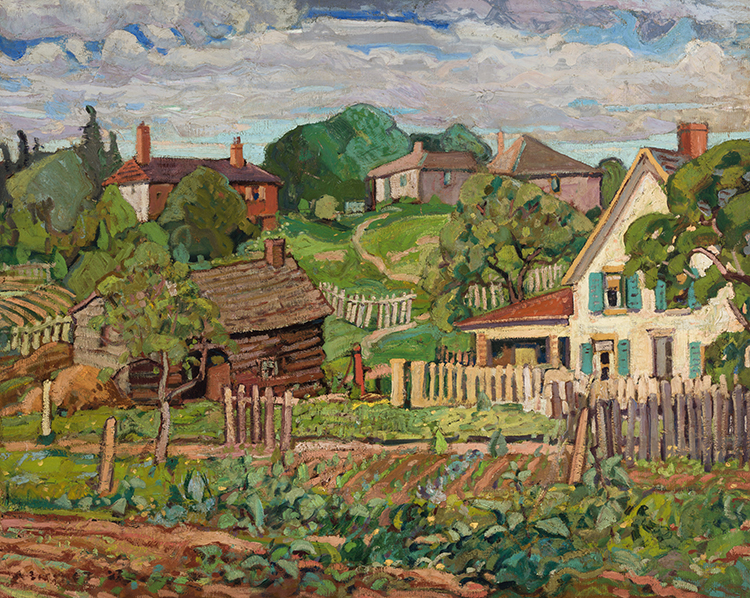 An Ontario Village (Meadowvale) par Arthur Lismer