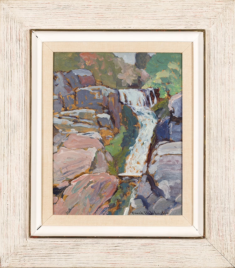 Algoma Waterfall by Frank Hans (Franz) Johnston