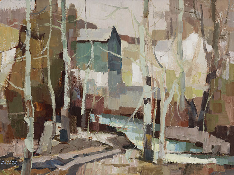 Alton Poplars, April par Hilton McDonald Hassell