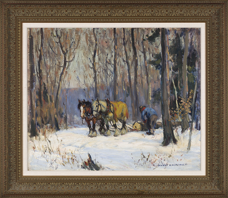 Winter Logging par Manly Edward MacDonald