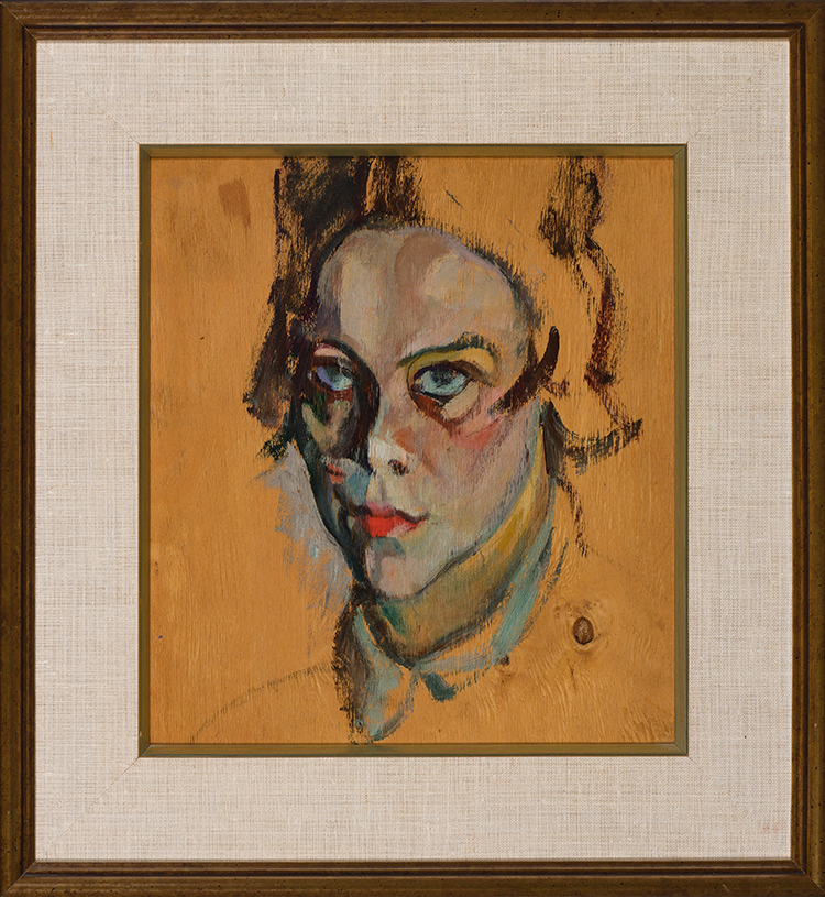 Sketch of Young Woman by Pegi Nicol MacLeod