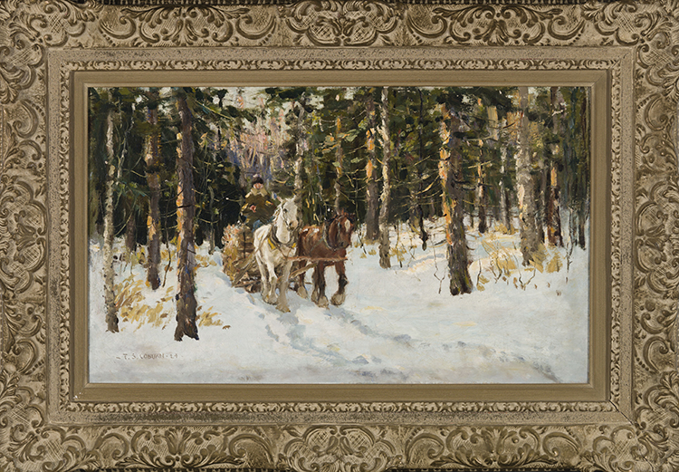 Logging, Winter by Frederick Simpson Coburn