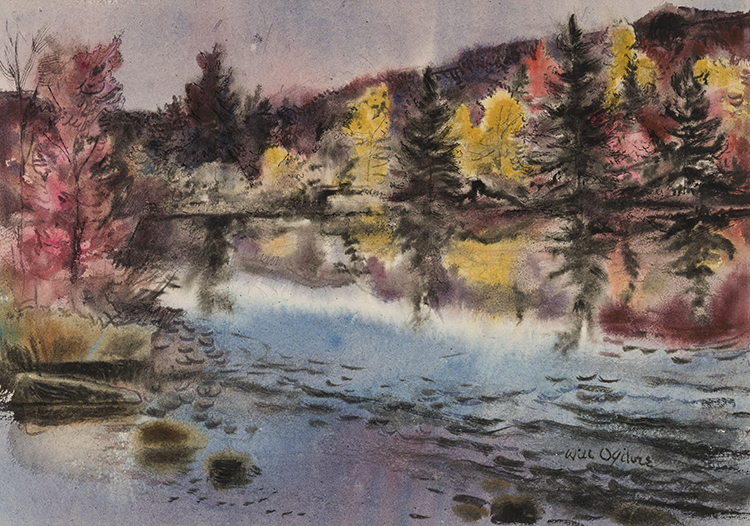 Oxtongue River, Algonquin by William Abernethy Ogilvie