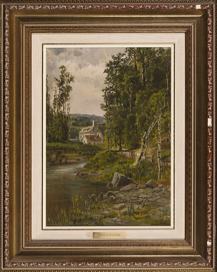 Mill and Stream by Homer Ransford Watson