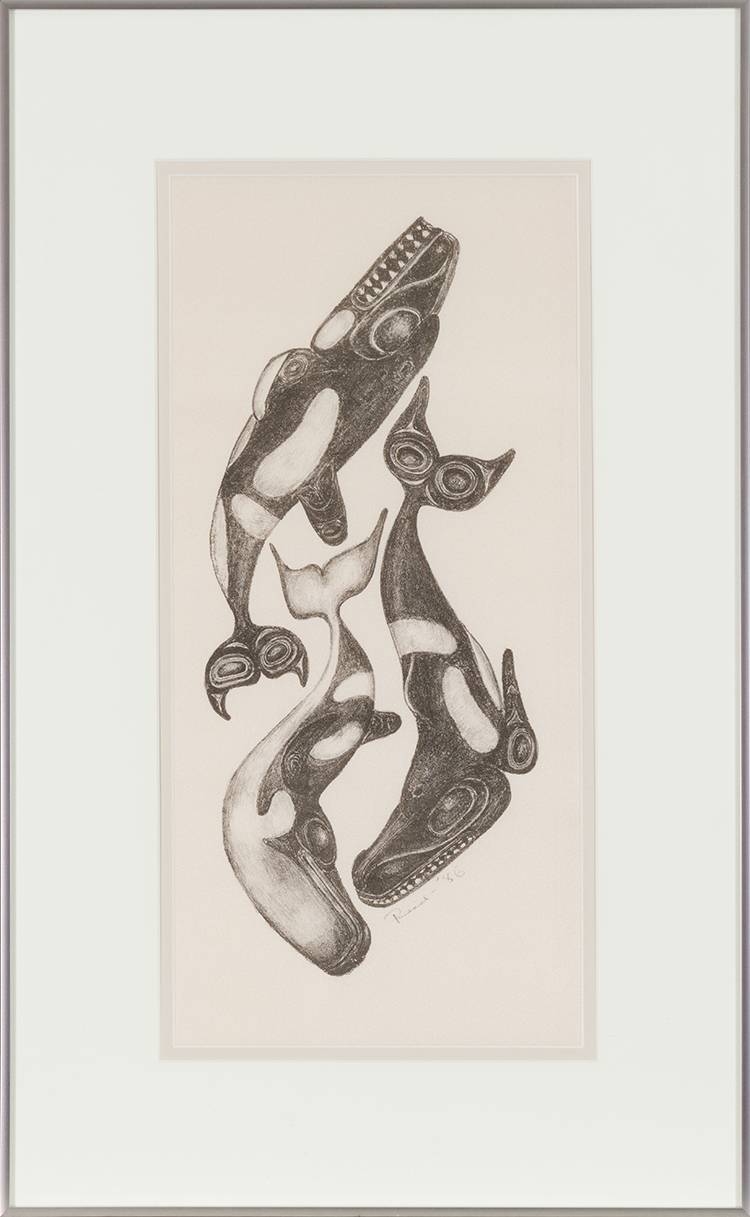 Three Whales for South Moresby par William Ronald (Bill) Reid