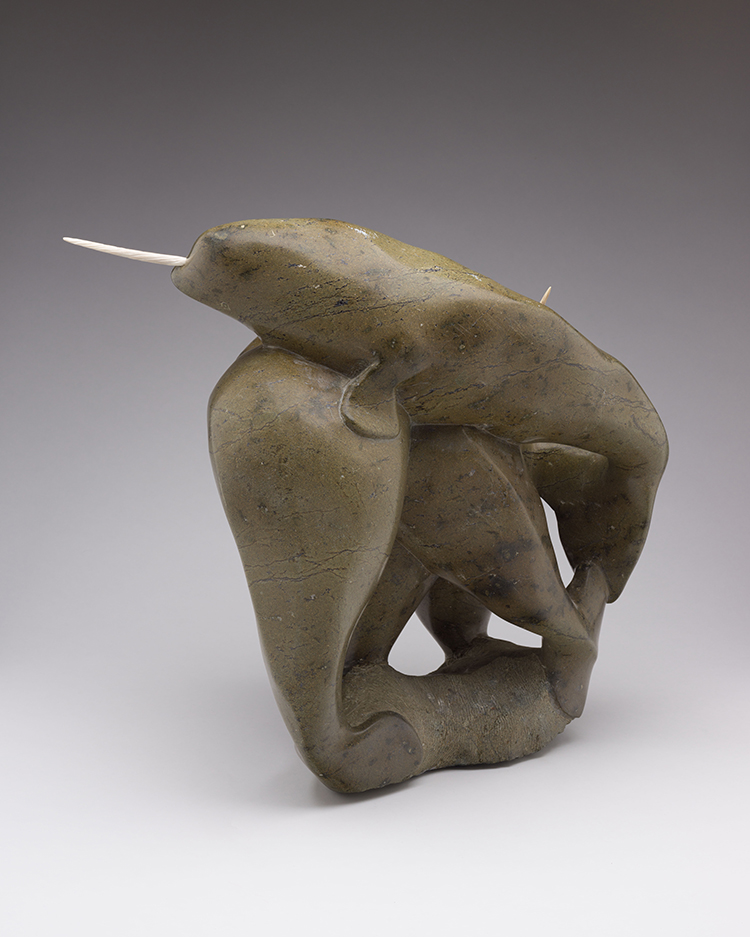 Group of Narwhals by Unidentified Cape Dorset