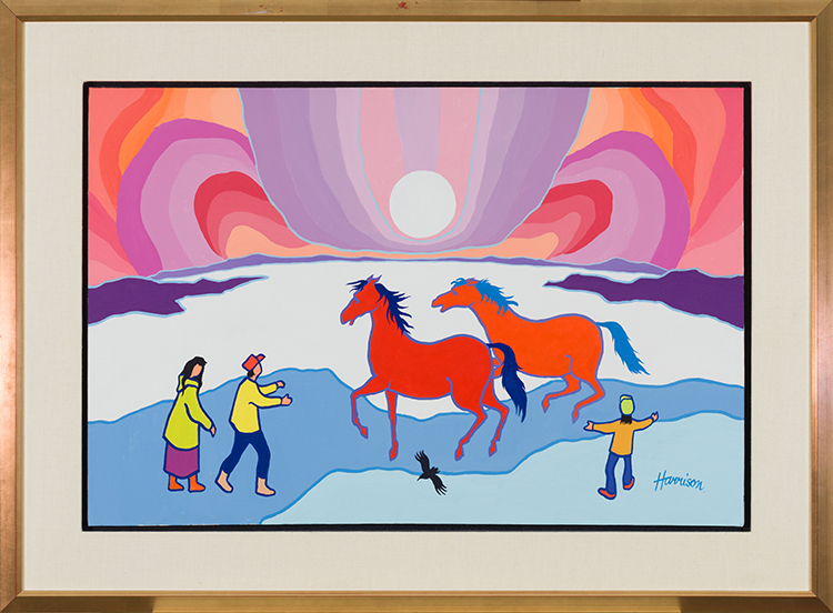 Horses of the North par Ted Harrison