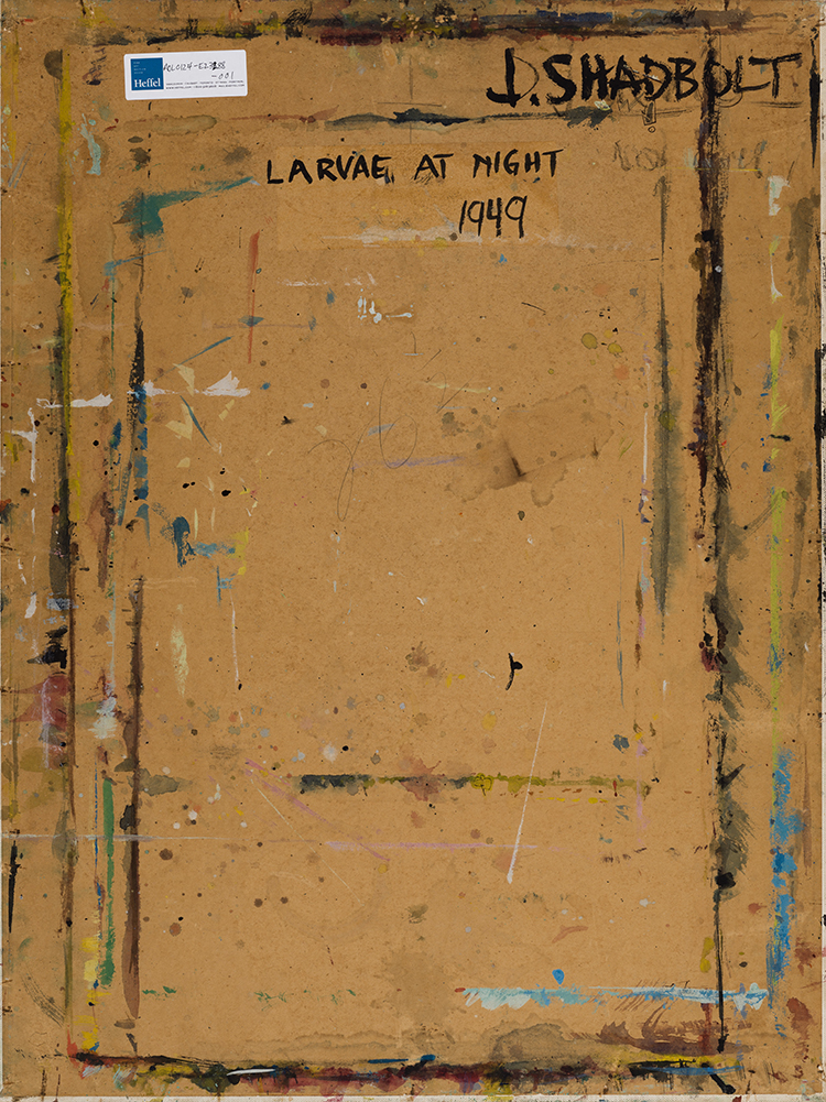 Larvae at Night by Jack Leonard Shadbolt