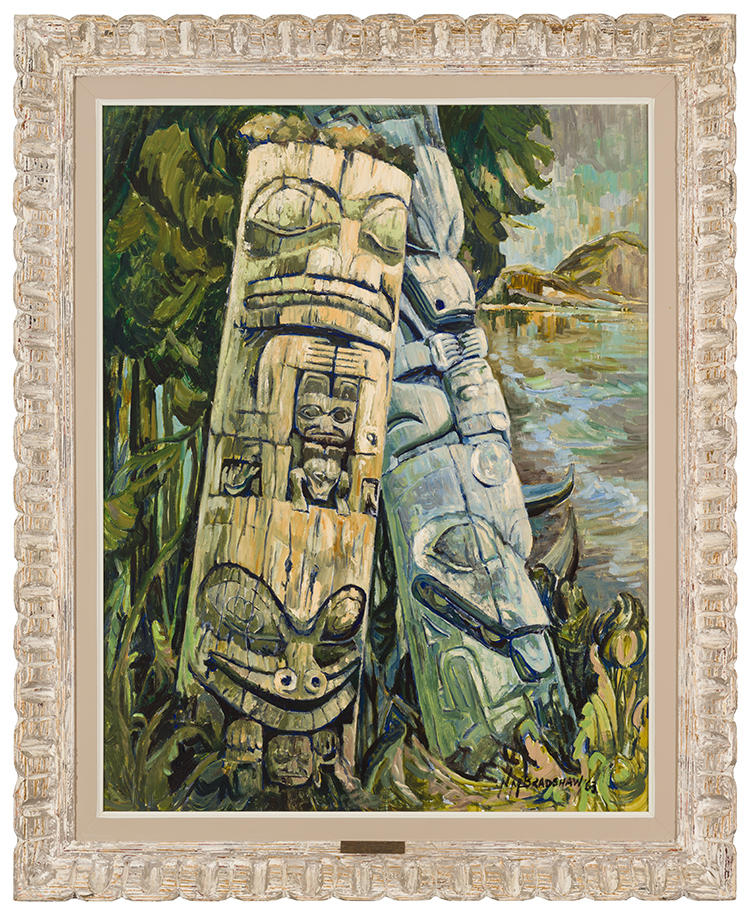 Queen Charlotte Island Totems by Nell Mary Bradshaw