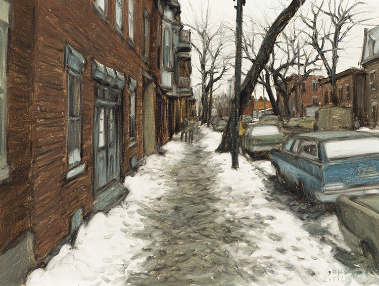 Rue Plessis, Lafontaine, Montreal par John Geoffrey Caruthers Little