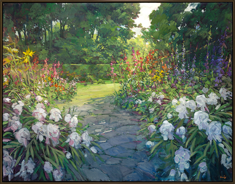 First Light in the Garden par Philip Craig