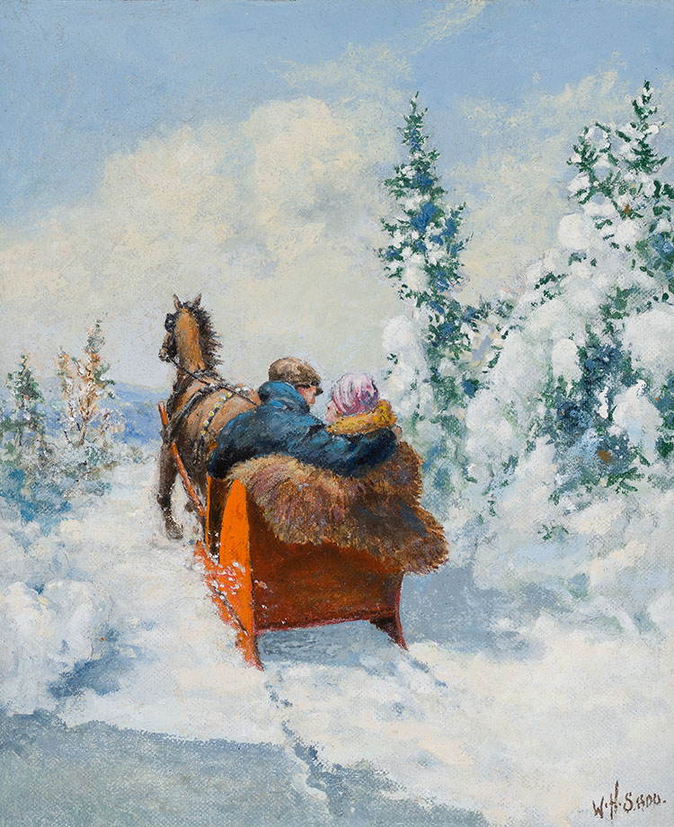 Sleigh Ride by William Harvey Sadd