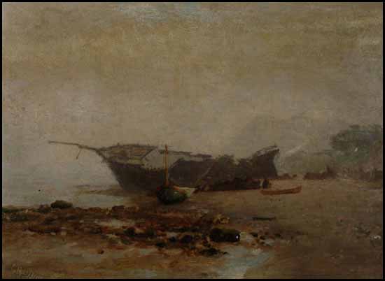 Shipwrecks Along the Coast par  Unknown Artist