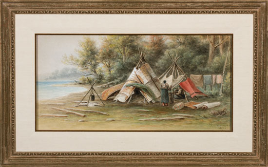 	Indian Encampment par Frederick Arthur Verner