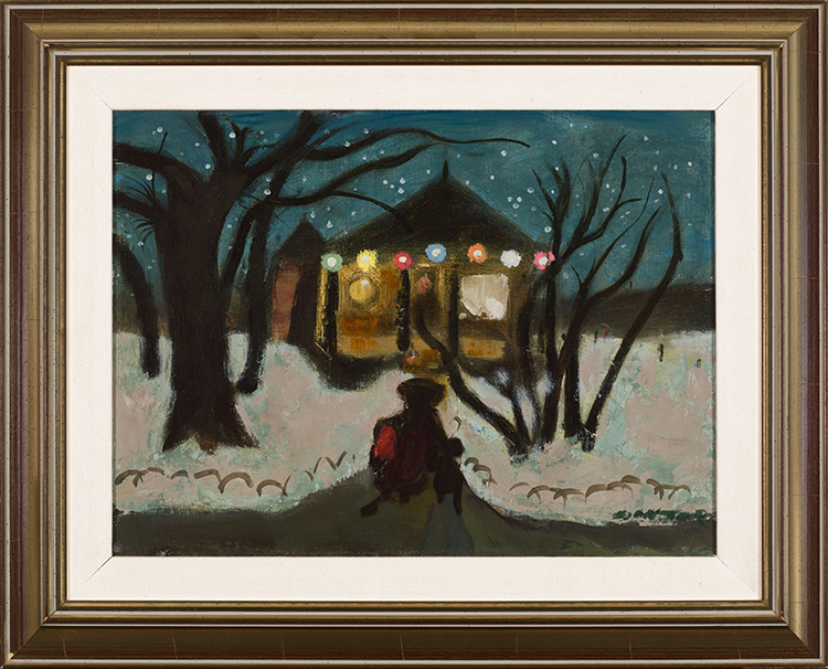 Christmas Lights par William Arthur Winter