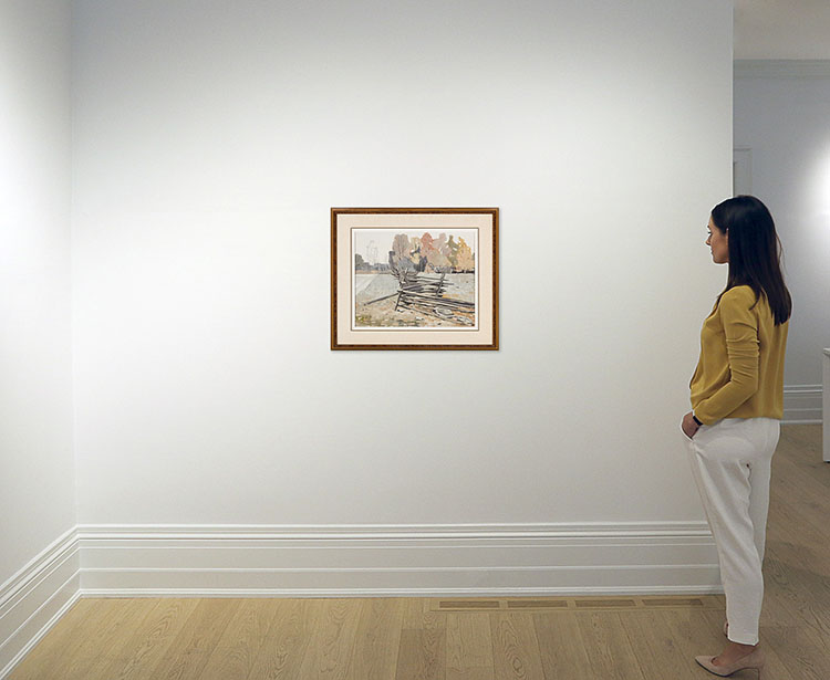 Snake Fence, Coboconk Ont by Donald Appelbe Smith