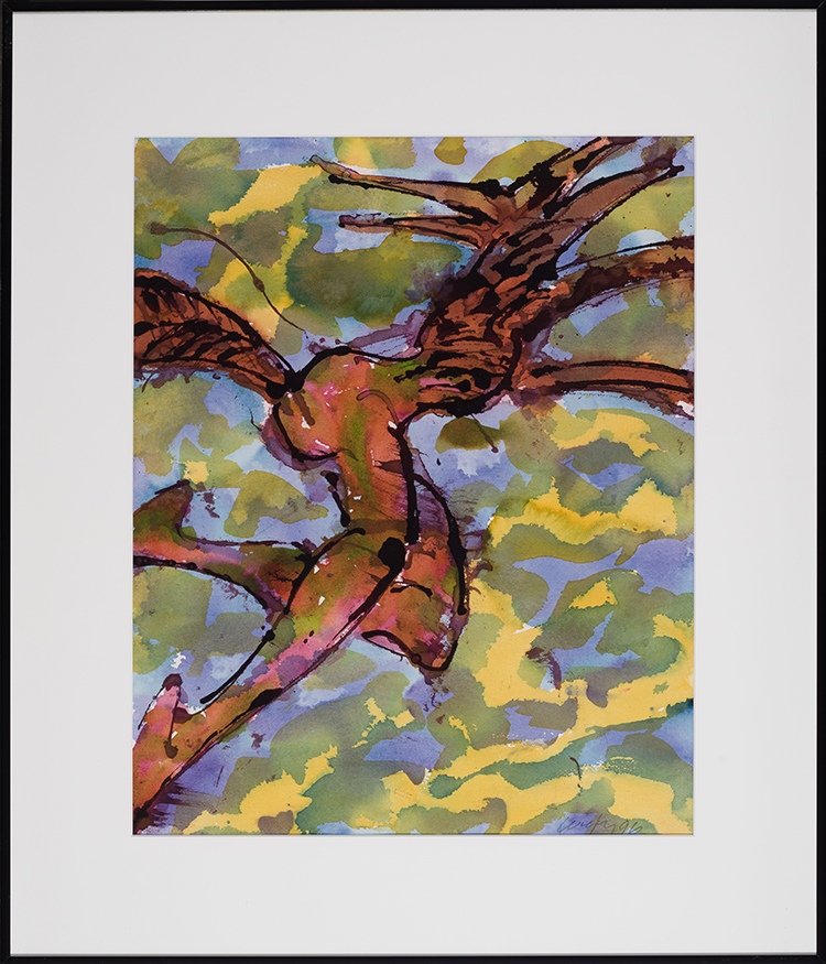 Untitled (Flying Figure) by John Graham Coughtry