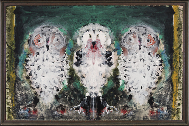 Three Owls par Jack Leonard Shadbolt