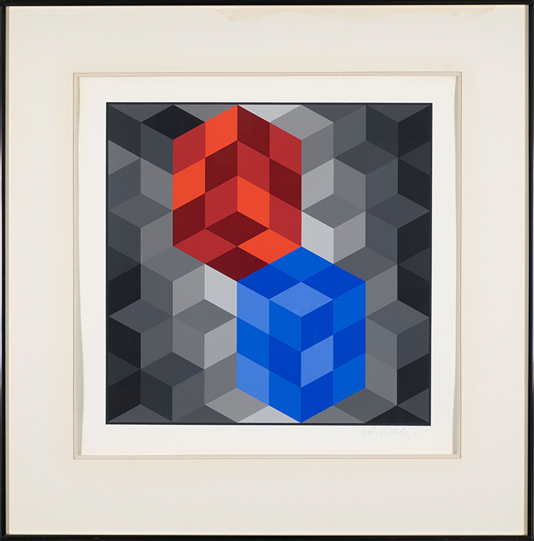 Deutron RB by Victor Vasarely