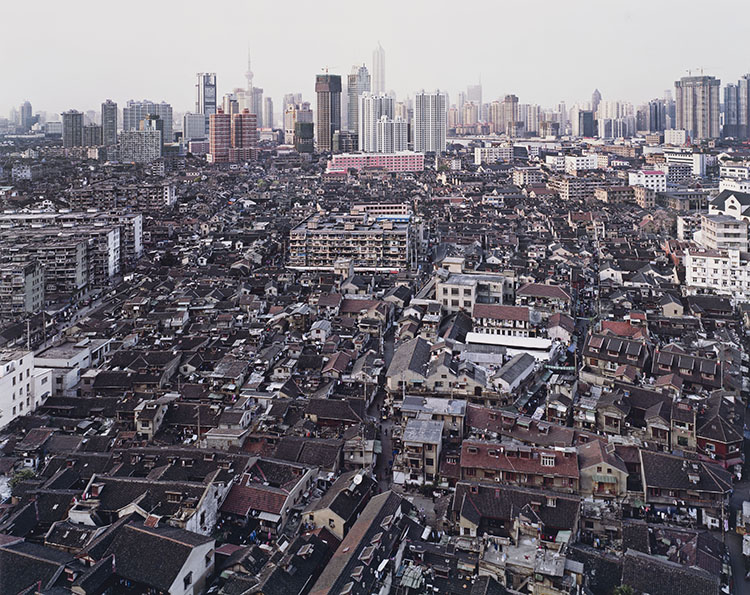 Urban Renewal #4, Old City Overview, Shanghai, China by Edward Burtynsky