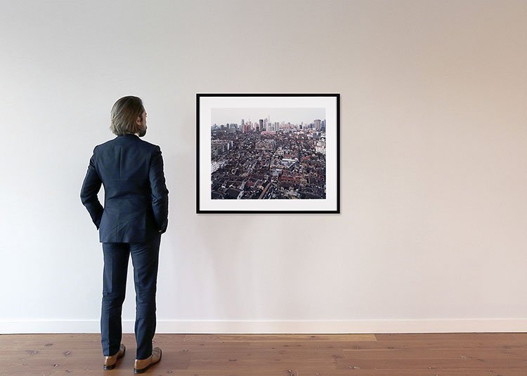 Urban Renewal #4, Old City Overview, Shanghai, China by Edward Burtynsky