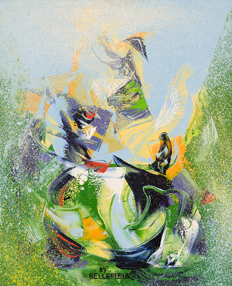 Pic de l’aurore by Léon Bellefleur
