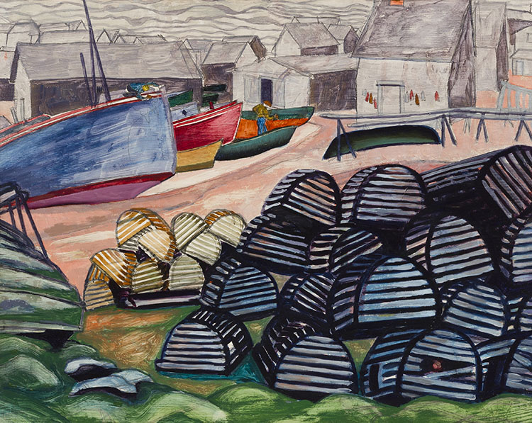 Neils Harbour, Cape Breton Island by Isabel Grace McLaughlin