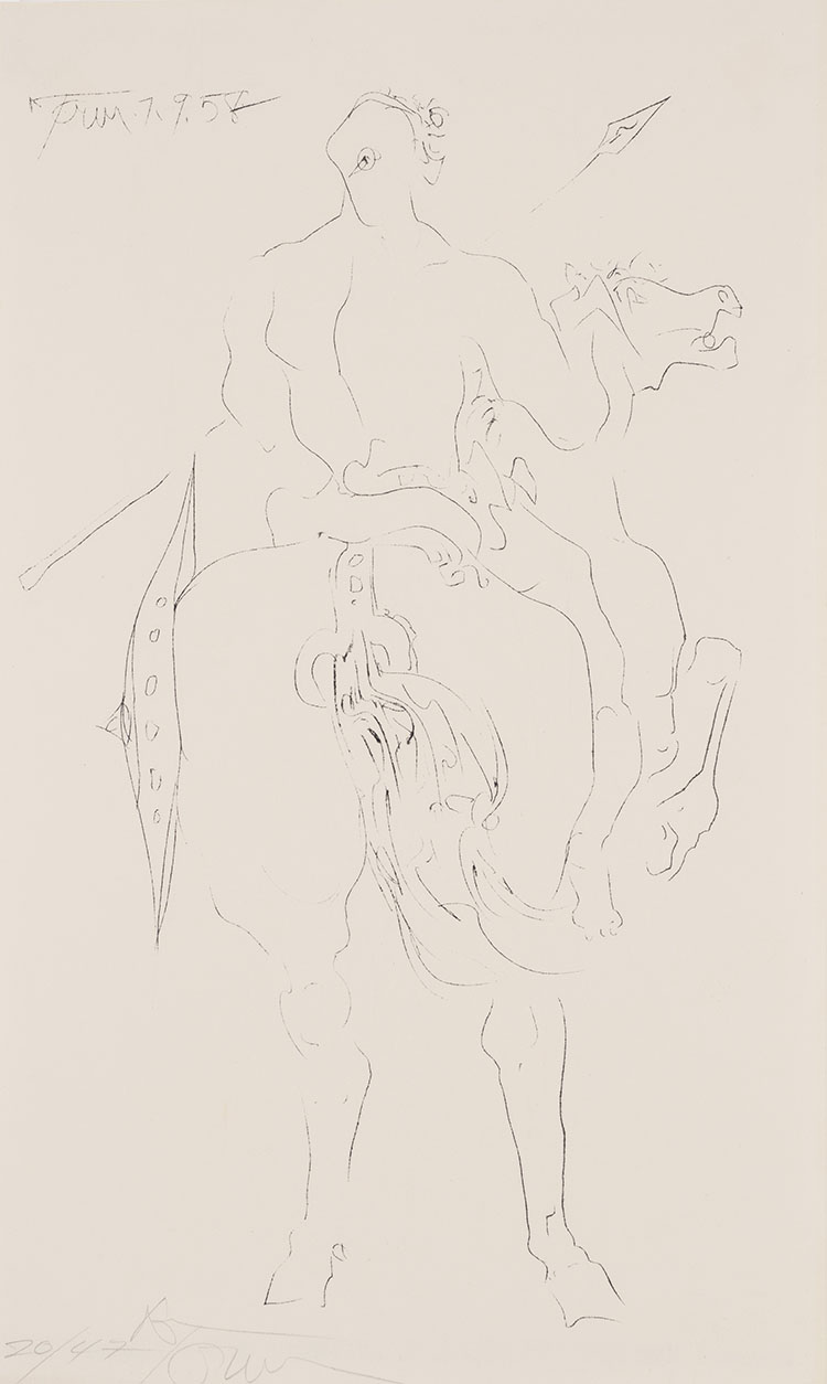 Untitled (Cervantes) by Harold Barling Town