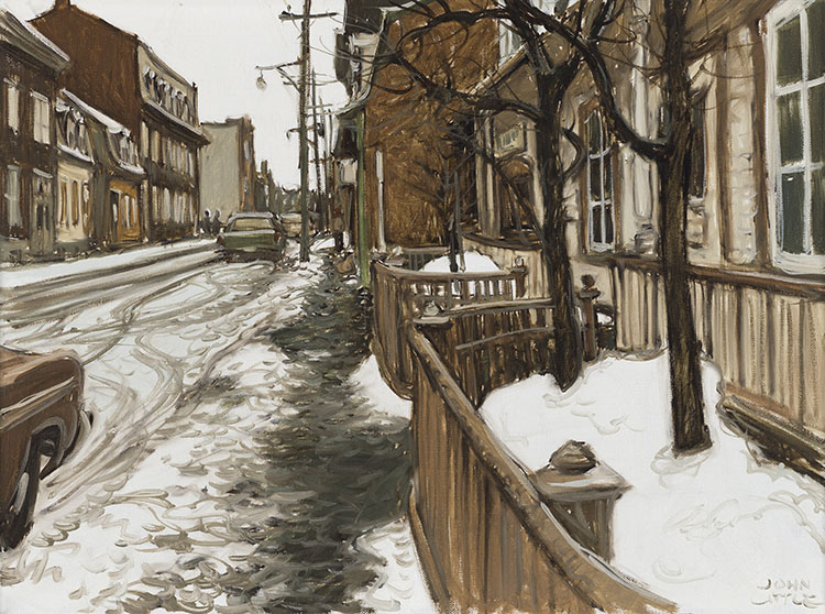 Chez A. Gagnon, Manufacturier des Chausseurs, rue Bagot, Quebec by John Geoffrey Caruthers Little