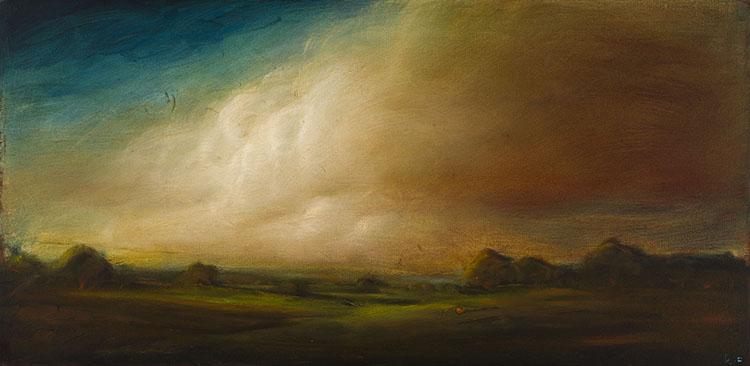 California Hills / Red Sky by David Bierk