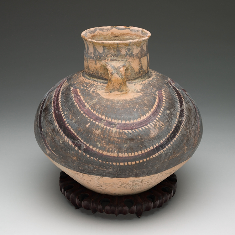 Chinese Earthenware Painted Jar, Majiayao Culture, Neolithic Period (3300-2000 BC) par  Chinese Art