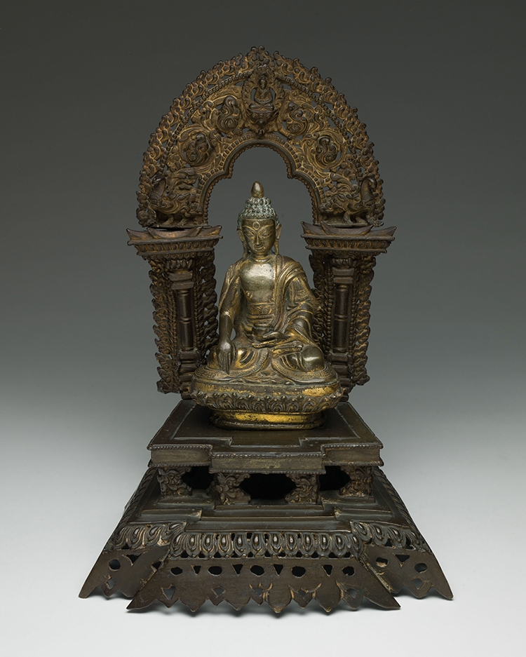 Nepalese Seated Figure of Buddha Akshobhya, 18th/19th Century by  Nepalese Art