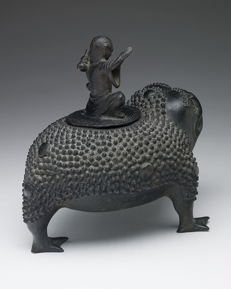 Chinese Bronze Censer of Liu Hai and a Three-Legged Toad, Ming Dynasty, 16th/17th Century by  Chinese Art