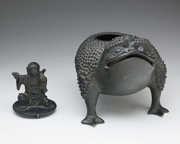 Chinese Bronze Censer of Liu Hai and a Three-Legged Toad, Ming Dynasty, 16th/17th Century par  Chinese Art