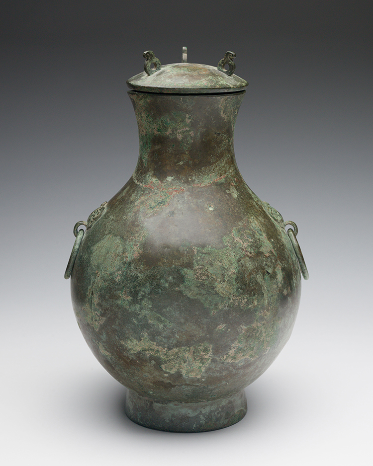 A Chinese Bronze Vase and Cover, Hu
Han Dynasty (206 BC – 220 AD) by  Chinese Art