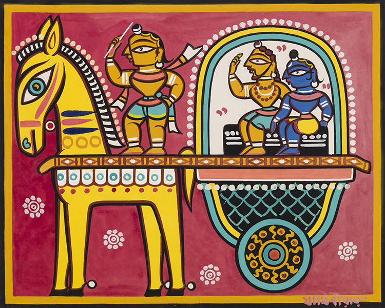 Procession by Jamini Roy