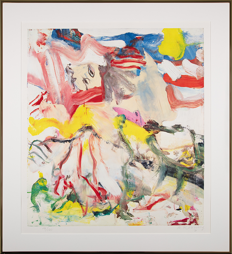 Figures in Landscape VI by Willem De Kooning