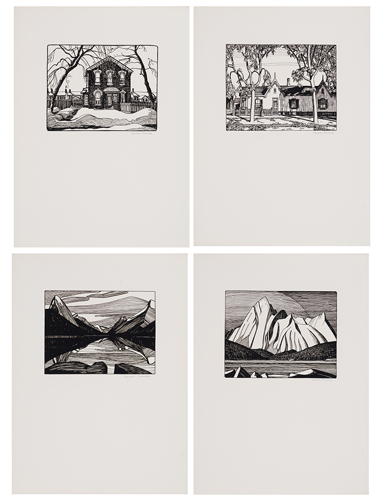 Canadian Drawings by Members of the Group of Seven: A Portfolio of Twenty Lithographs by  Group of Seven