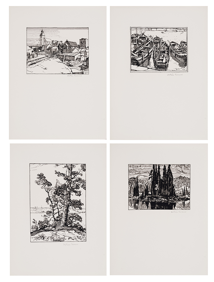 Canadian Drawings by Members of the Group of Seven: A Portfolio of Twenty Lithographs par  Group of Seven