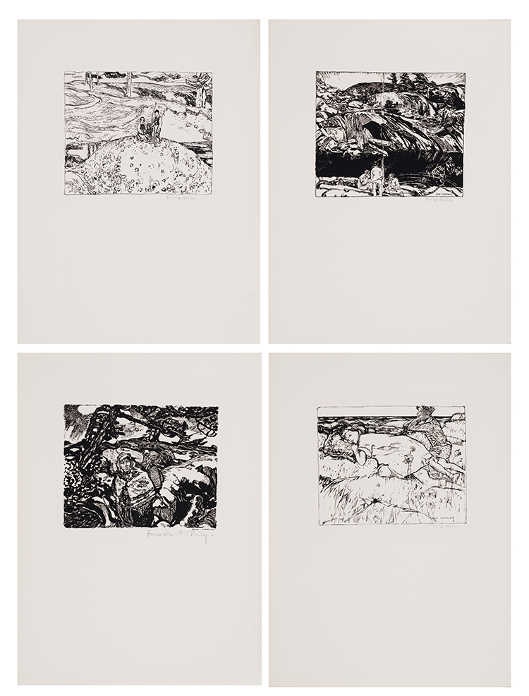 Canadian Drawings by Members of the Group of Seven: A Portfolio of Twenty Lithographs par  Group of Seven