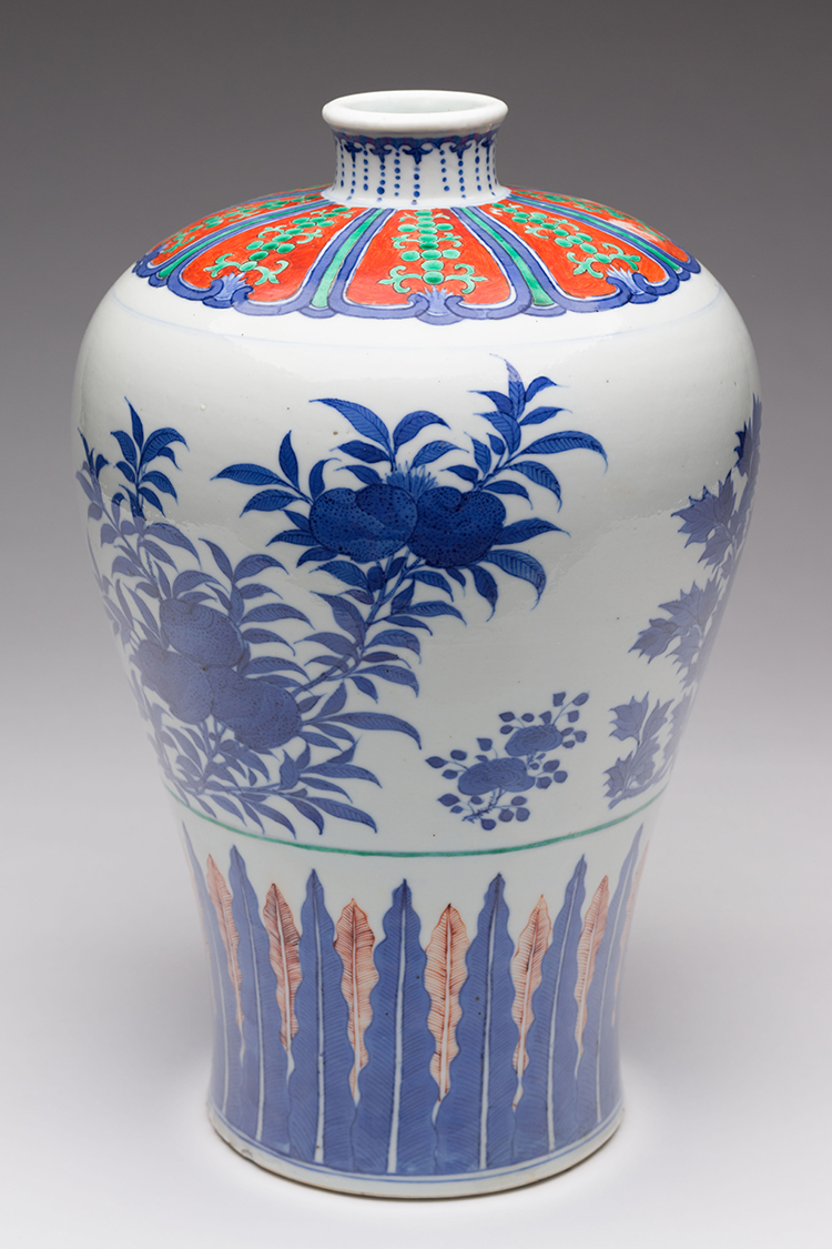 An Unusual Chinese Doucai ‘Fruits’ Meiping Vase, Late Qing Dynasty by  Chinese Art