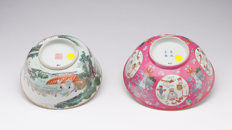 Two Large Chinese Famille Rose Bowls, Republican Period, Early 20th Century par  Chinese Art