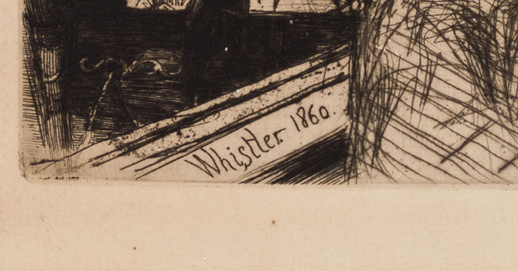 Rotherhithe (Kennedy 66; Glasgow 70) by James Abott McNeill Whistler