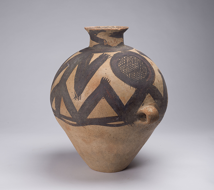 Large Chinese Painted Pottery Jar, Majiayao Culture, Machang Phase, Neolithic Period (c. 3300 - 2050 BC) by  Chinese Art