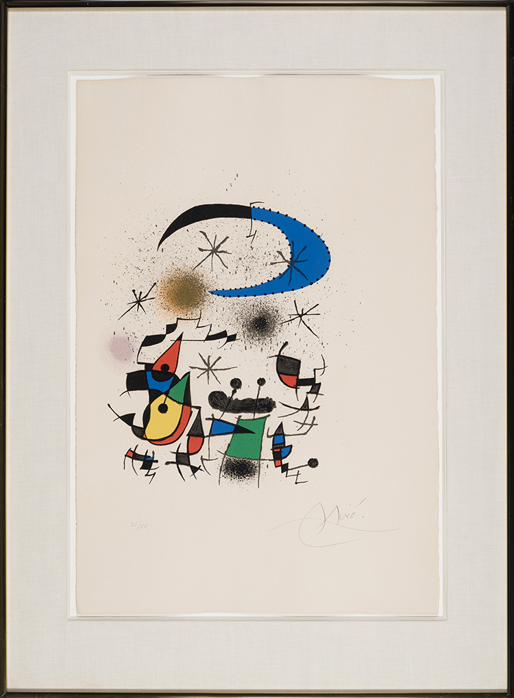 Petite fête de nuit par Joan Miró