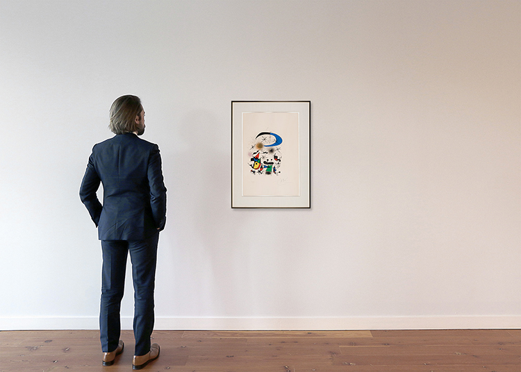 Petite fête de nuit by Joan Miró