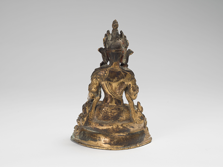 A Sino-Tibetan Gilt Bronze Seated Figure of Vajrasattva, 17th/18th Century par  Chinese Art