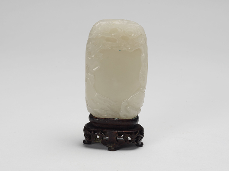 A Chinese White Jade 'Scholars' Pendant, Late 19th Century par  Chinese Art