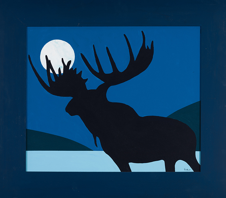 Moose Lunar by Charles Pachter